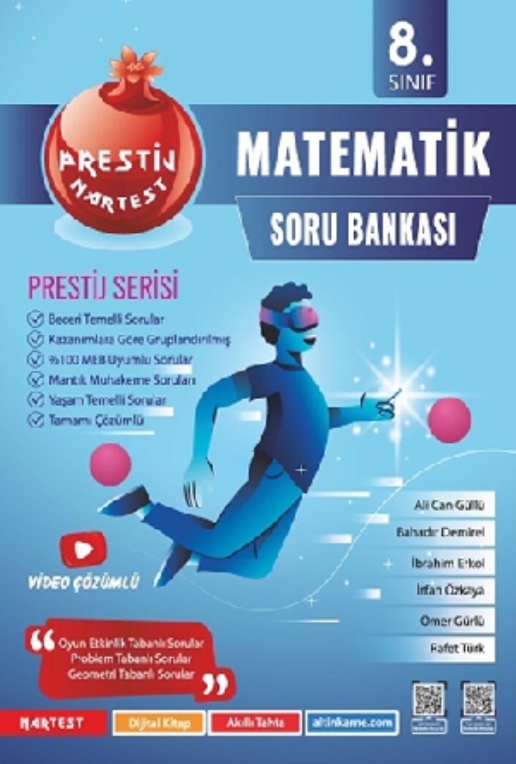 Nartest 8.Sınıf Prestij Matematik Soru Bankası