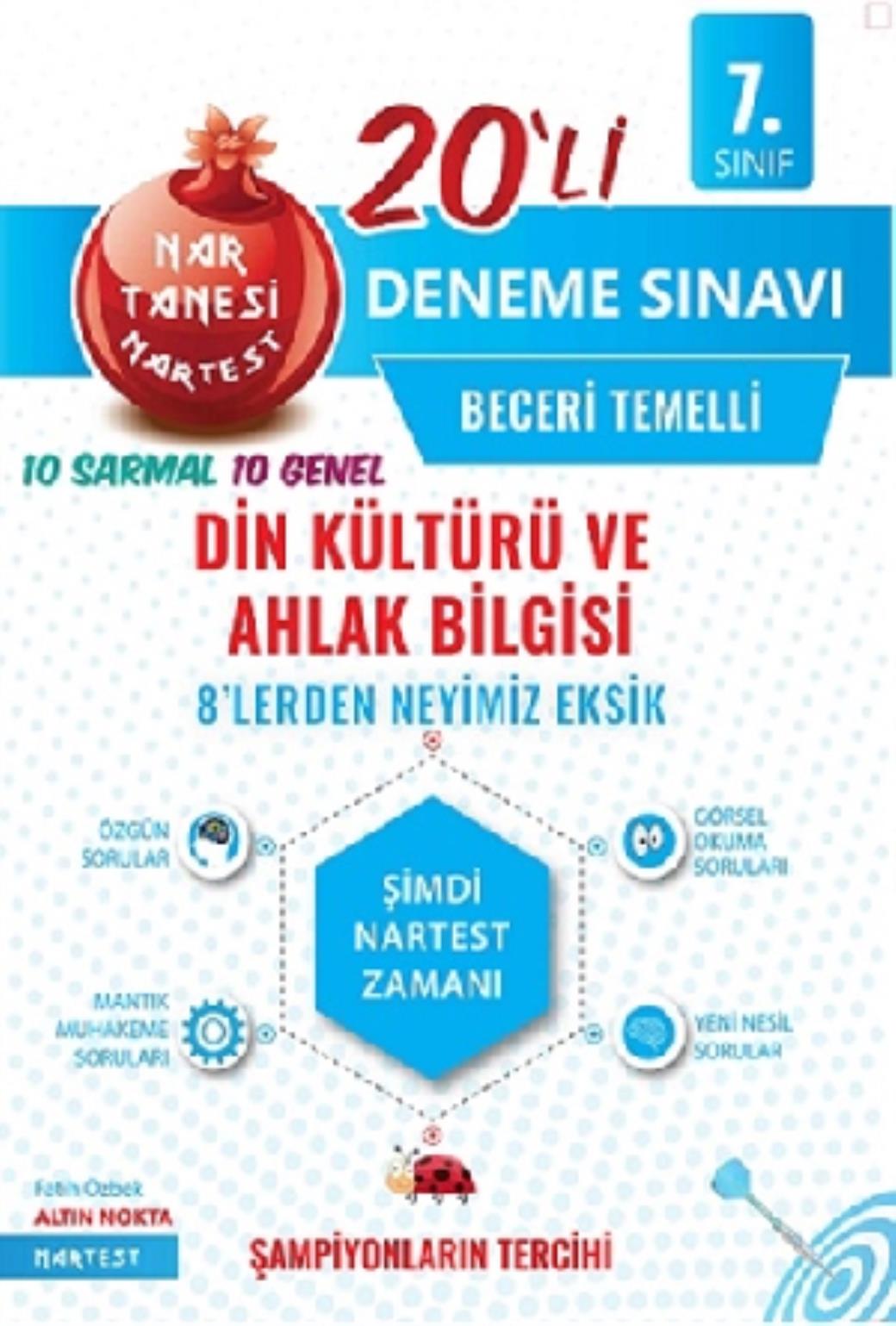 Nartest 7. Sınıf Mavi Din Kültürü 20 Deneme Sınavı