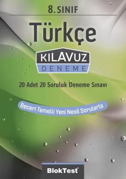 Bloktest 8. sınıf Türkçe Kılavuz Deneme