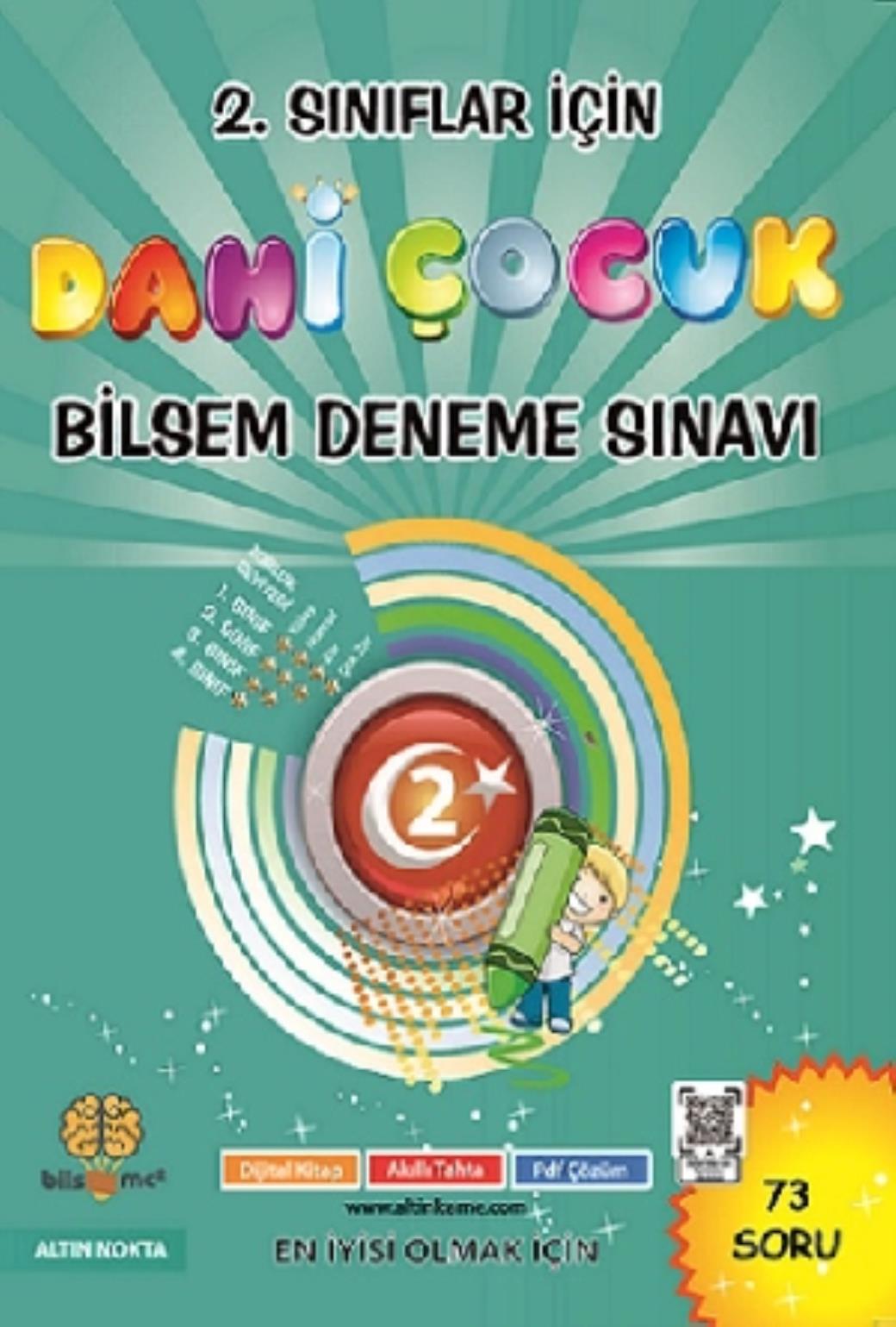 Altın Nokta 2.Sınıf İçin Dahi Çocuk Bilsem Deneme Sınavı