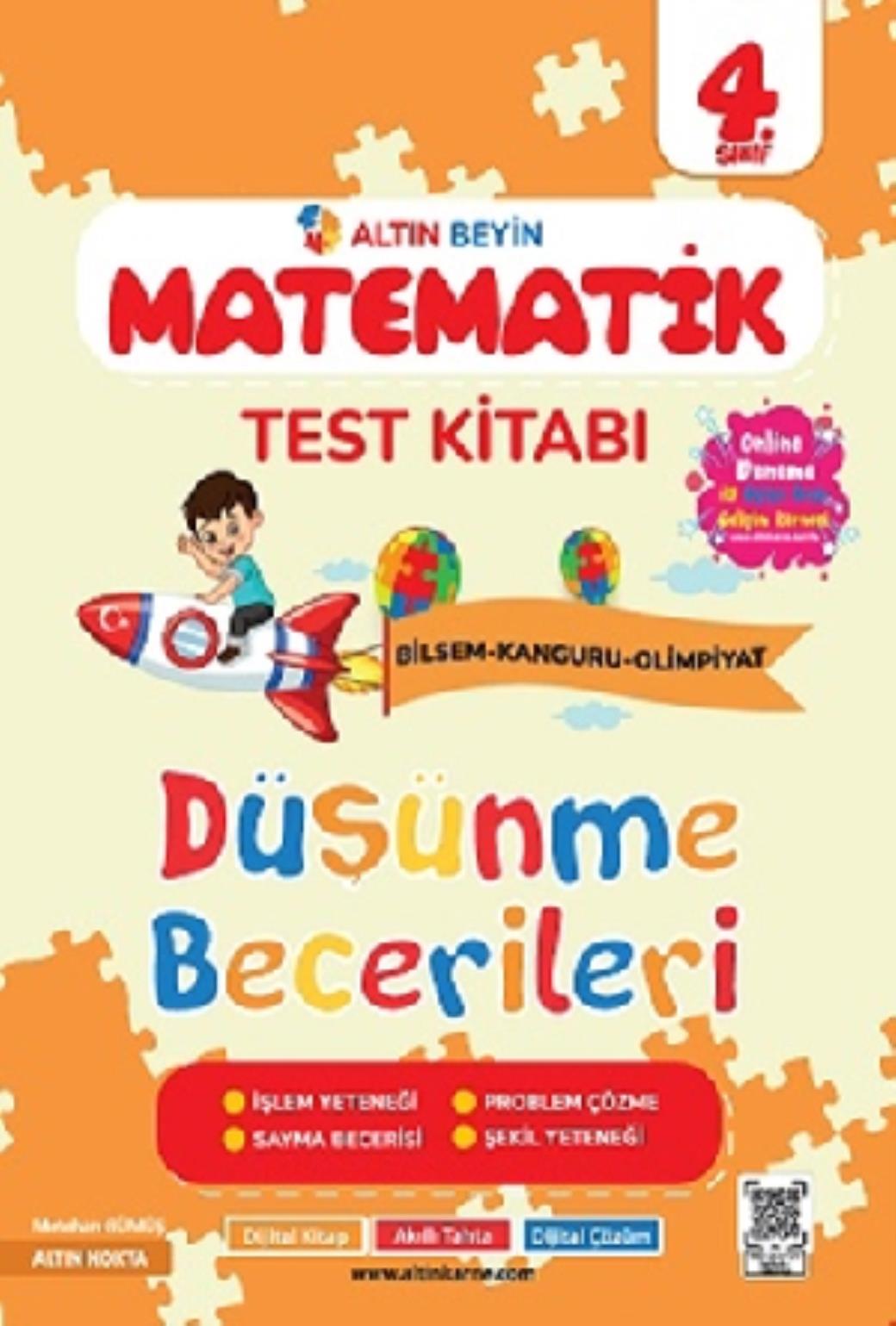 Altın Nokta 4 Sınıf Altın Beyin Matematik Test Kitabı