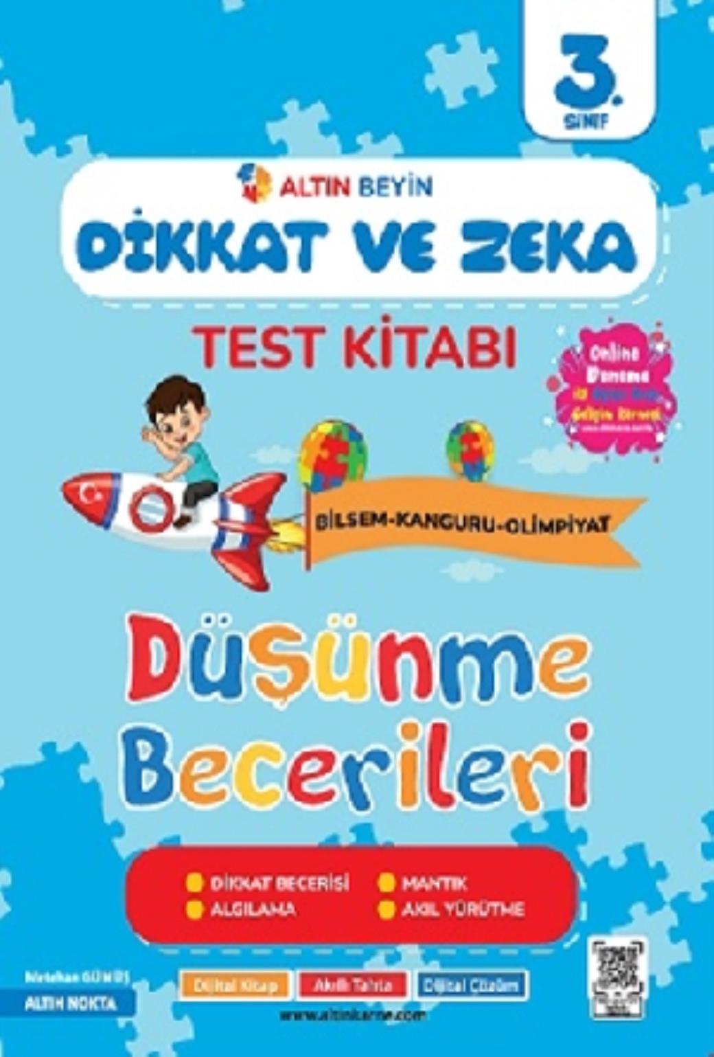 Altın Nokta 3.Sınıf Altın Beyin Dikkat Ve Zeka Kitabı