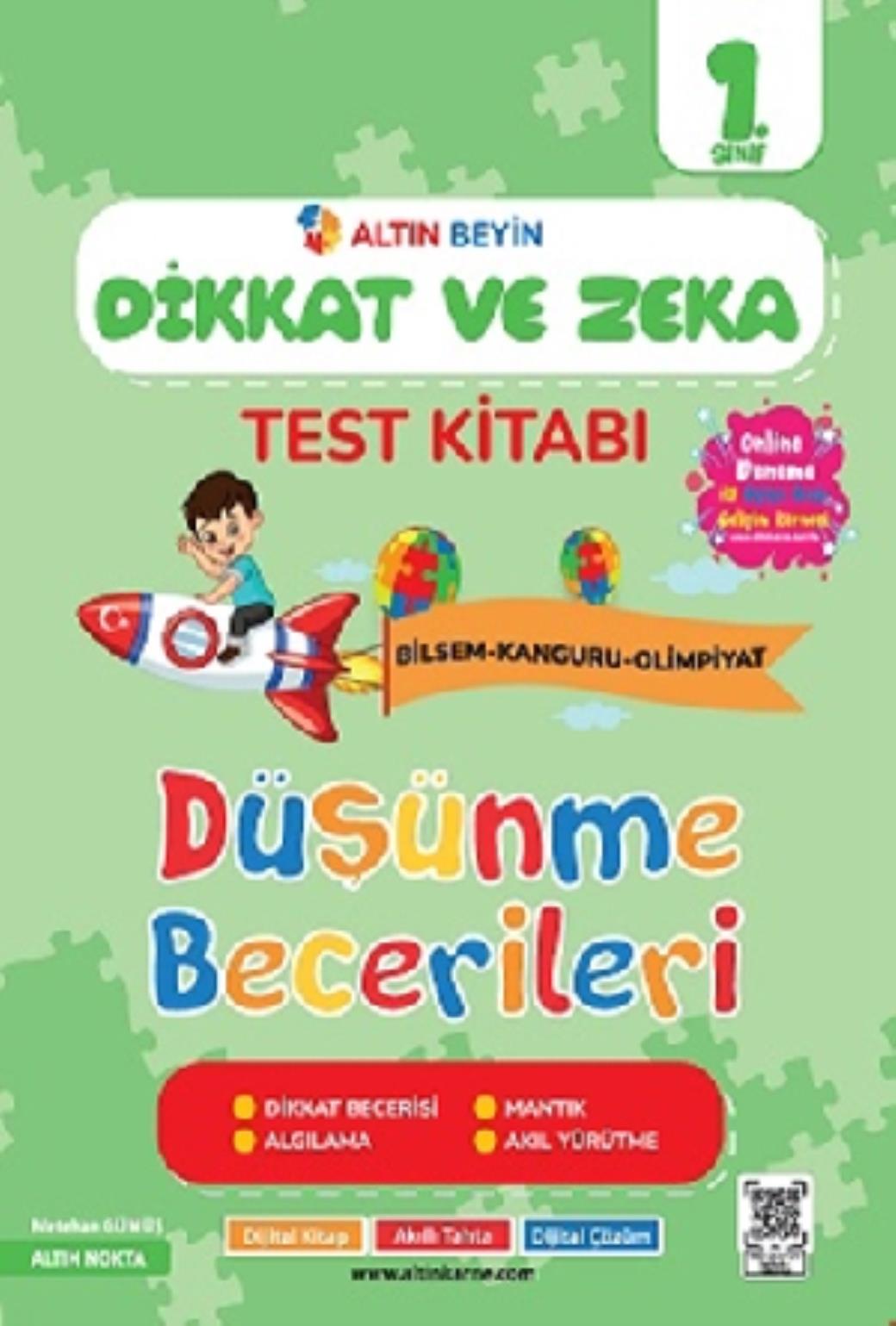 Altın Nokta 1 Sınıf Altın Beyin Dikkat Ve Zeka Kitabı