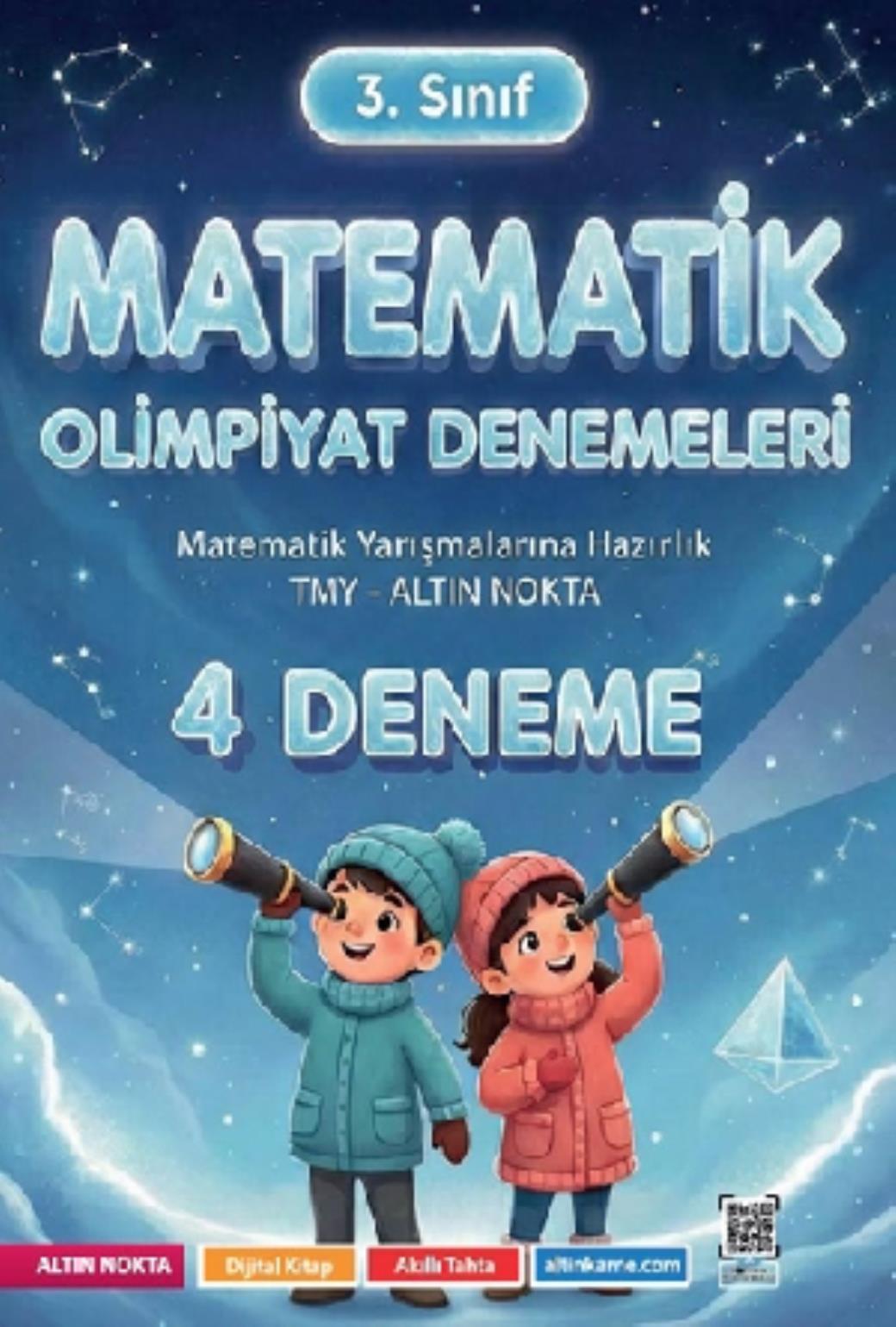 Altın Nokta 3 Sınıf Matematik Olimpiyat Denemeleri 4 Deneme