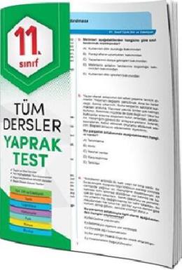 Element 11.Sınıf Tüm Dersler Yaprak Test