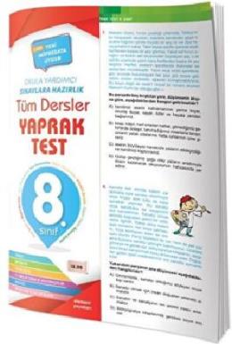 Element 8. Sınıf Tüm Dersler Yaprak Test