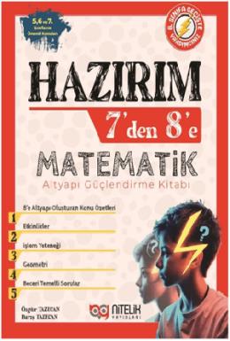 Hazırım 7den 8e Matematik Alt Yapı Güçlendirme Kitabı