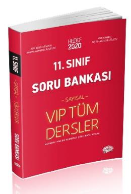 Editör 11. Sınıf VIP Tüm Dersler (Sayısal) Soru Bankası