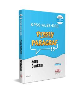 Editör KPSS - ALES - DGS Prestij Paragraf Soru Bankası (İADESİZ)