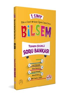 Editör Bilsem 1 Sınıf Tamamı Çözümlü Soru Bankası