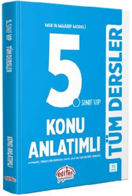 5. Sınıf VIP Tüm Dersler Konu Anlatımlı