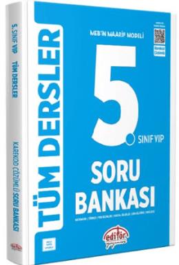 5. Sınıf VIP Tüm Dersler Soru Bankası