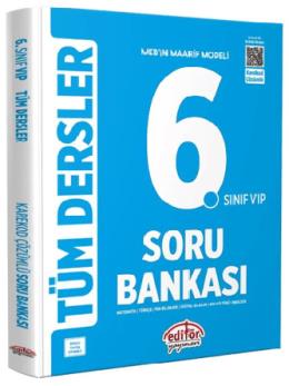 Editör 6. Sınıf VIP Tüm Dersler Soru Bankası