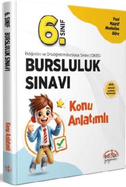 Editör 6. Sınıf Bursluluk Sınavı Konu Anlatımlı