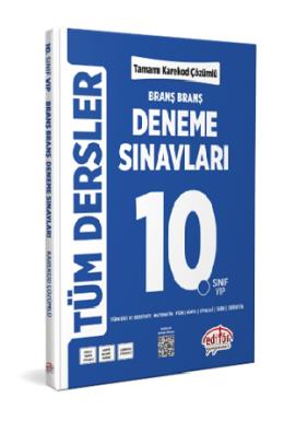 Editör 10. Sınıf Branş Branş Deneme Sınavları