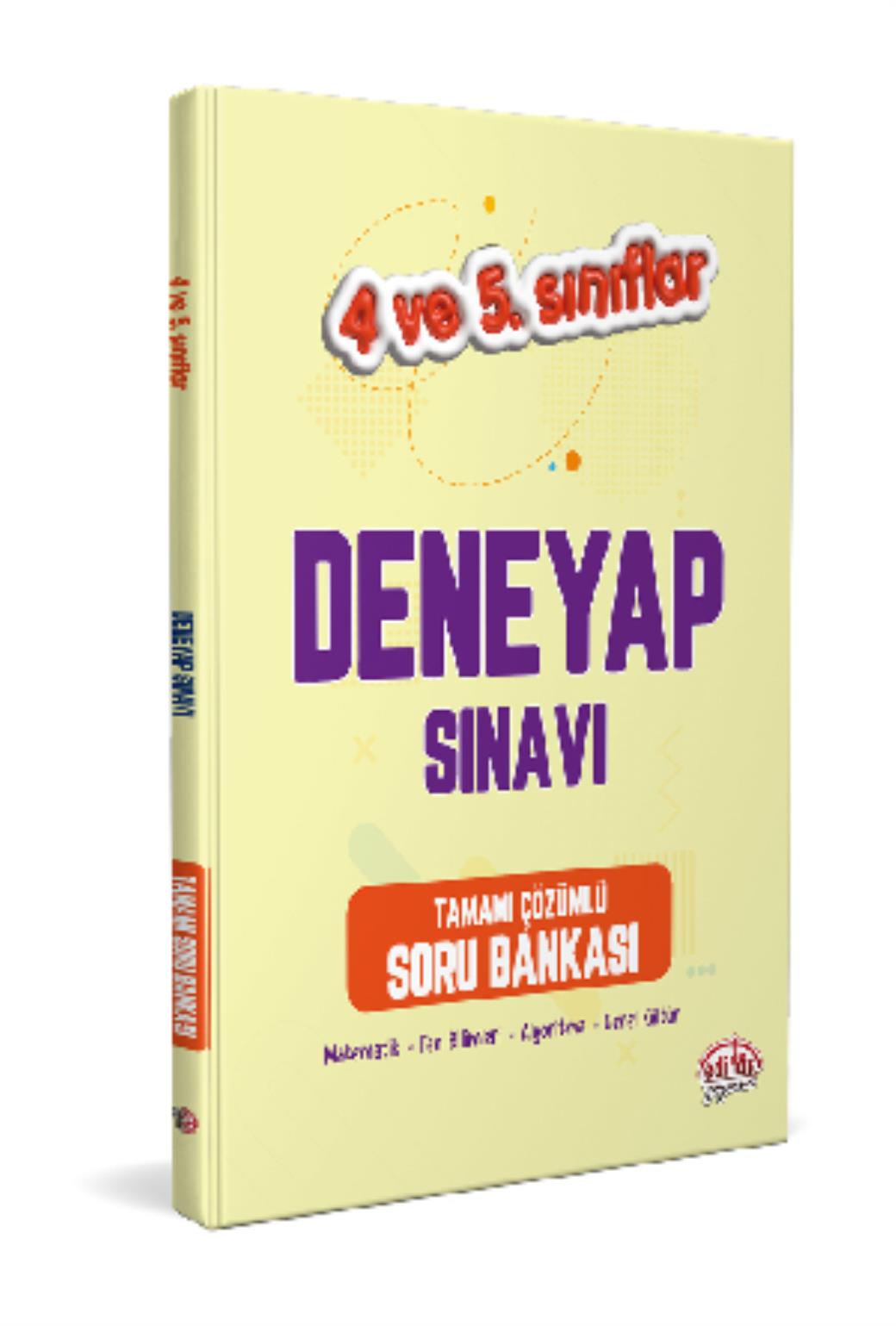 Editör 4 ve 5 Sınıf Deneyap Tamamı Çözümlü Soru Bankası