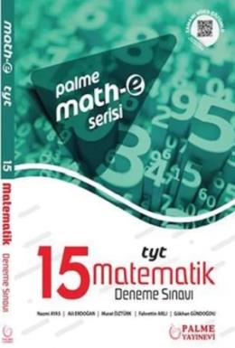 Palme Kitabevi Math-e serisi TYT Matematik 15 Deneme Sınavı