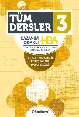 3.Sınıf Tüm Dersler Kazanım Odaklı