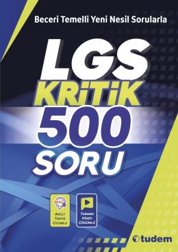 Tudem LGS Kritik 500 Soru