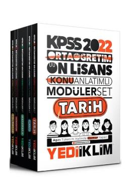 Yediiklim Yayınları 2022 KPSS Ortaöğretim Ön Lisans GY GK Konu Anlatımlı Modüler Set (İADESİZ)