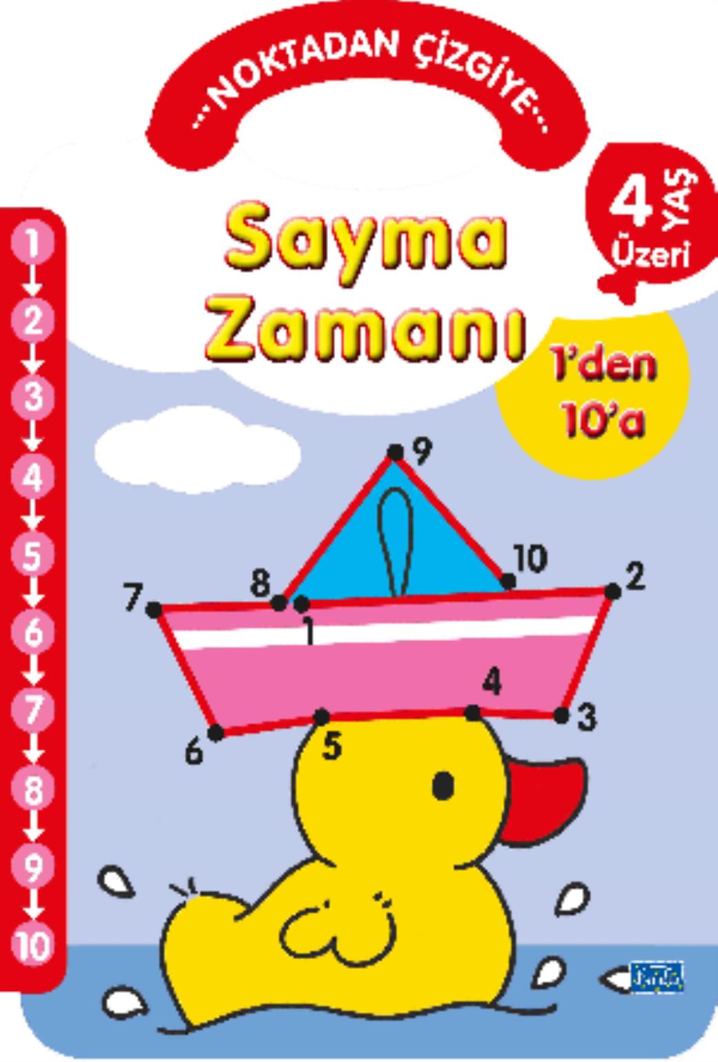 Noktadan Çizgiye Sayma Zamanı 1den 10a