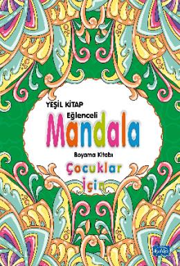 Çocuklar için Mandala Yeşil