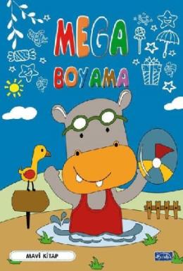 Mega Boyama Mavi Kitap