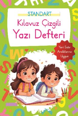 Kılavuz Çizgili Yazı Defteri Büyük Boy Yeşil