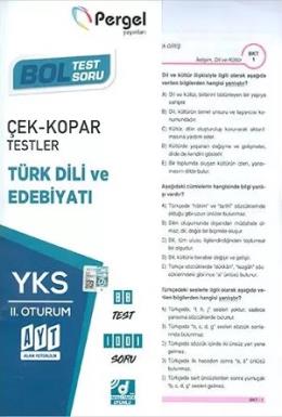 Pergel AYT Türk Dili ve Edebiyatı Çek Kopar Testler
