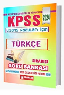 Teorem KPSS Lisans Türkçe Sıradışı Soru Bankası