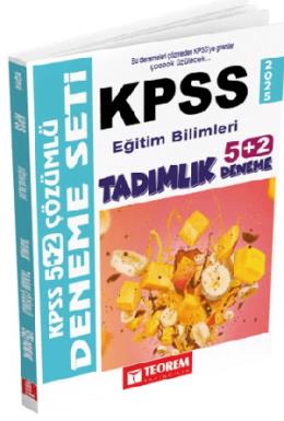 Teorem KPSS 5+2 Deneme Sınavı Eğitim Bilimleri Tamamı Çözümlü