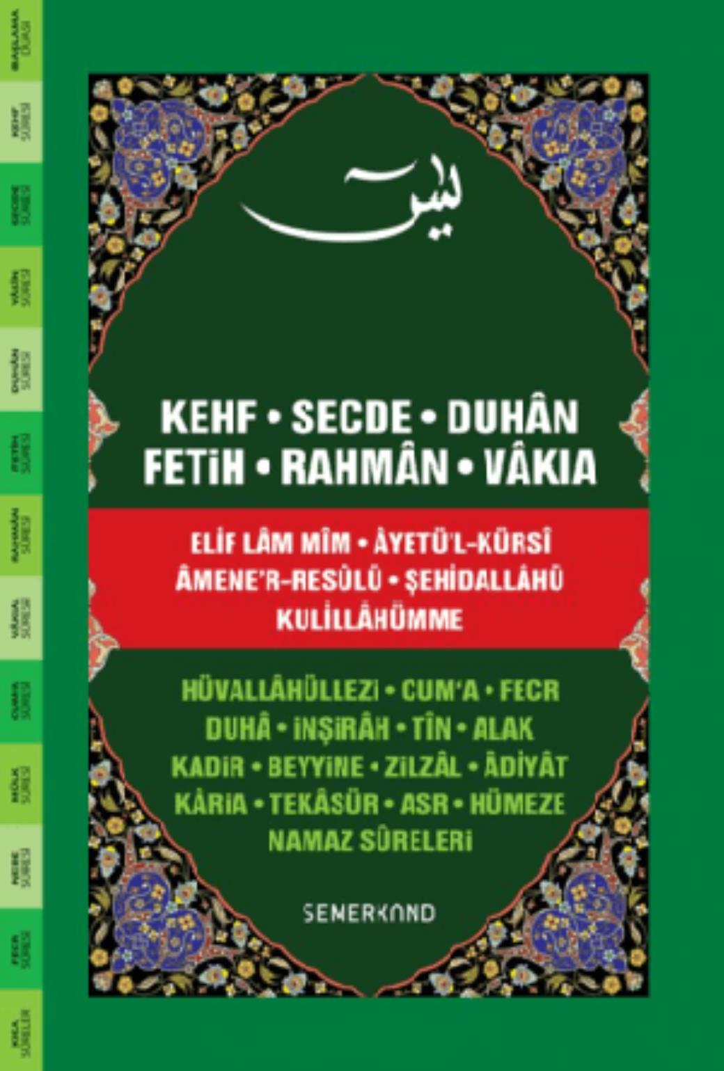 Fihristli Yasini Şerif (Ciltli)