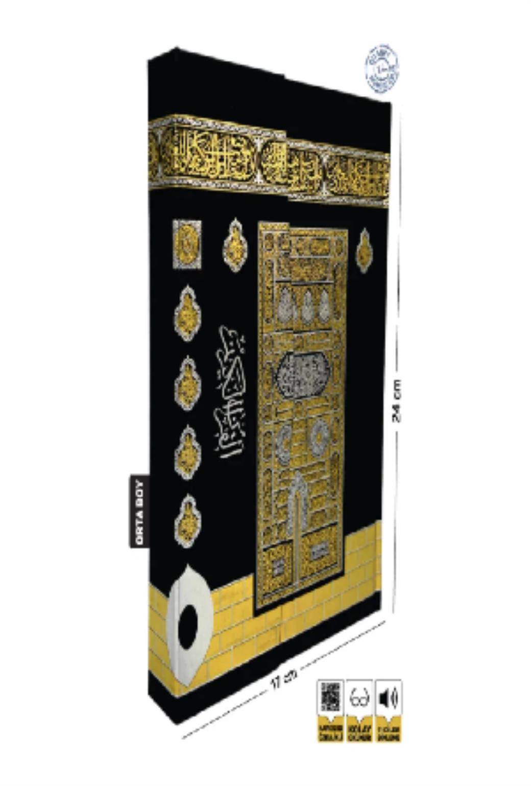 Merve Kuranı Kerim Bilgisiyar Hatlı Orta Boy Kabe Model