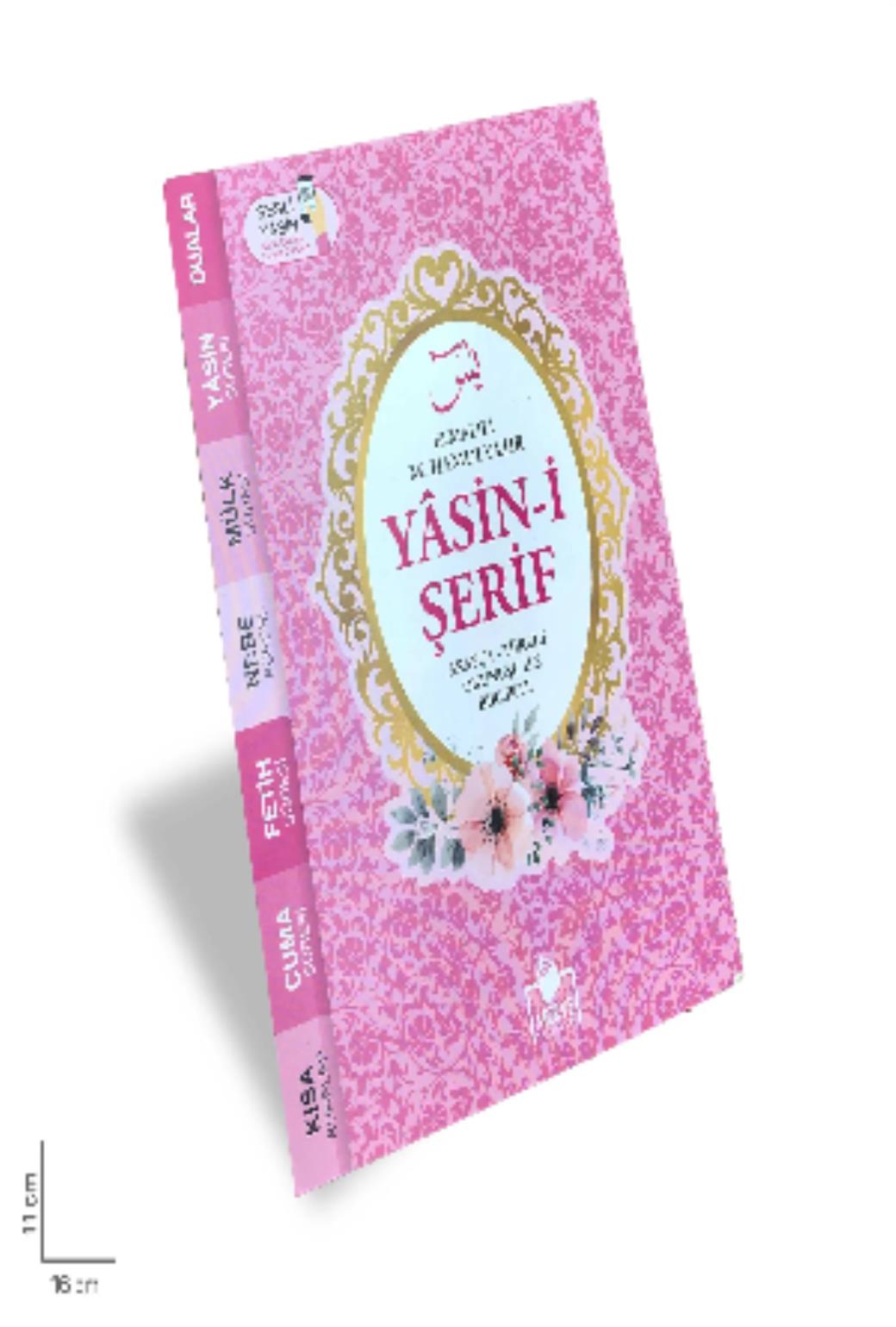 Merve Yasini Şerif Arapça Türkçe Okunuşu ile Birlikte Pembe Kapak