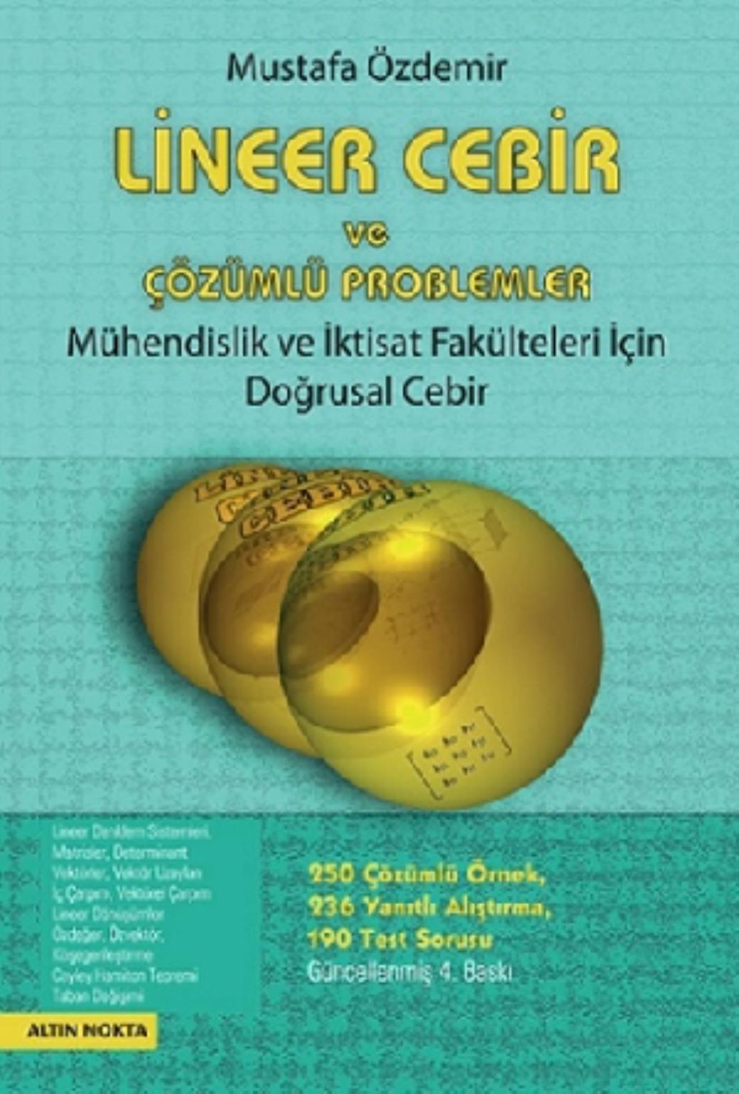 Lineer Cebir Ve Çözümlü Problemler