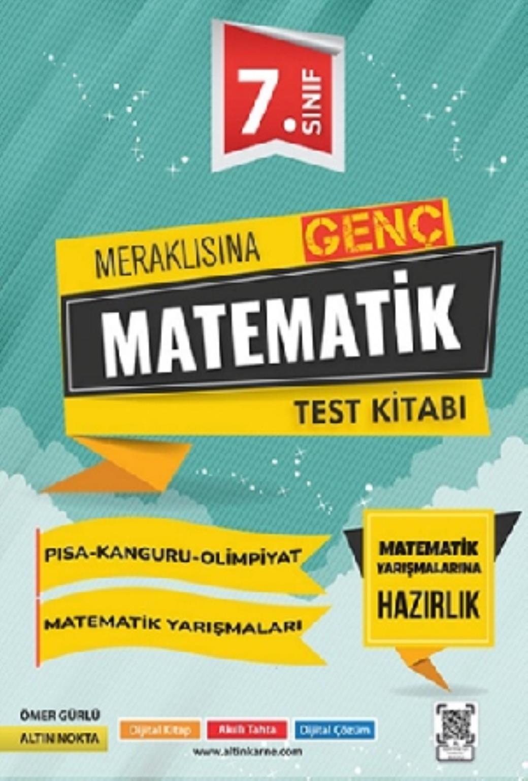 Altın Nokta 7. Sınıf Meraklısına Genç Matematik Zeka Kitabı