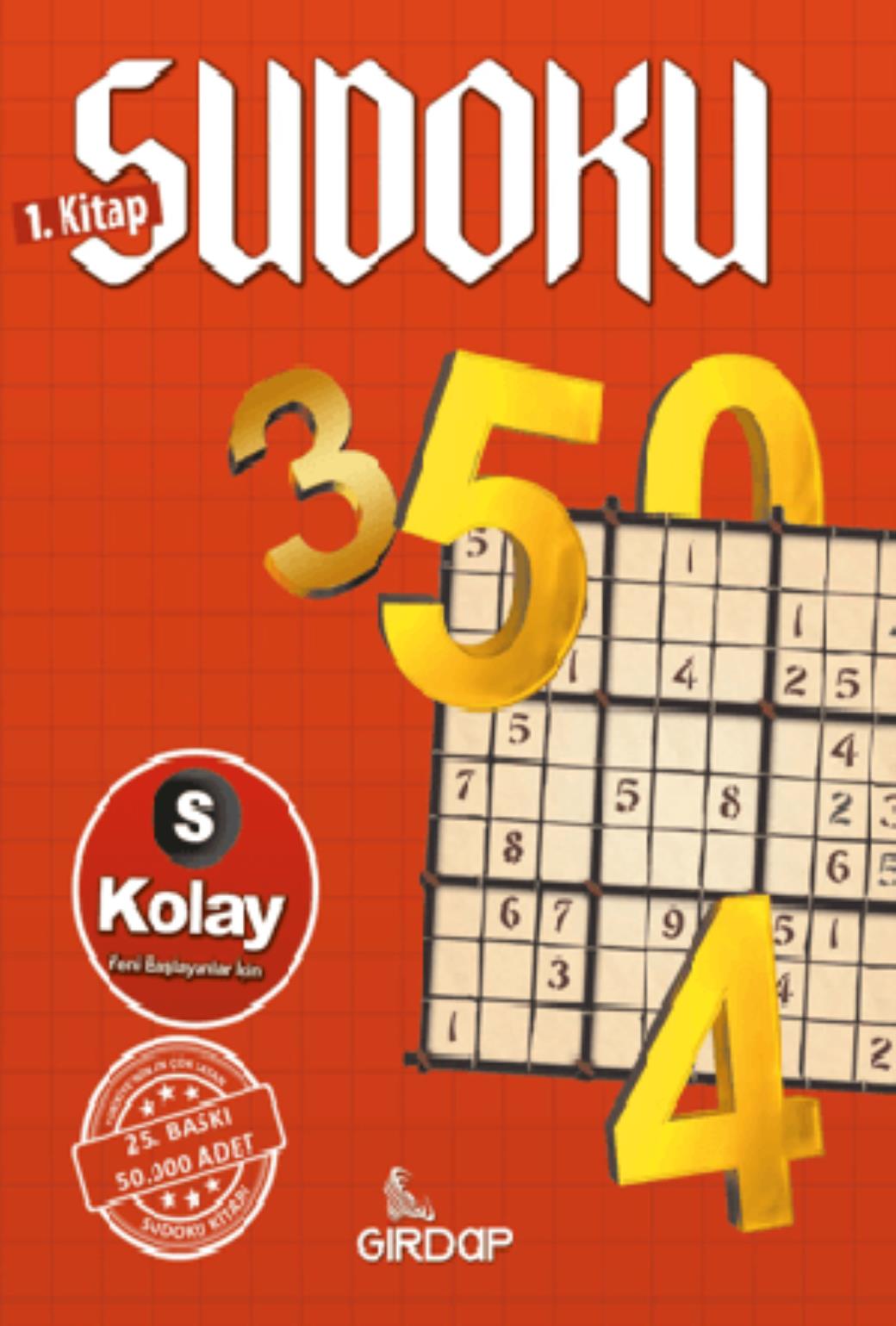 Sudoku 1 Kitap Kolay (Yeni Başlayanlar İçin)