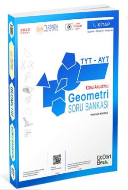 ÜçDörtBeş TYT AYT Geometri Soru Bankası (1. Kitap)