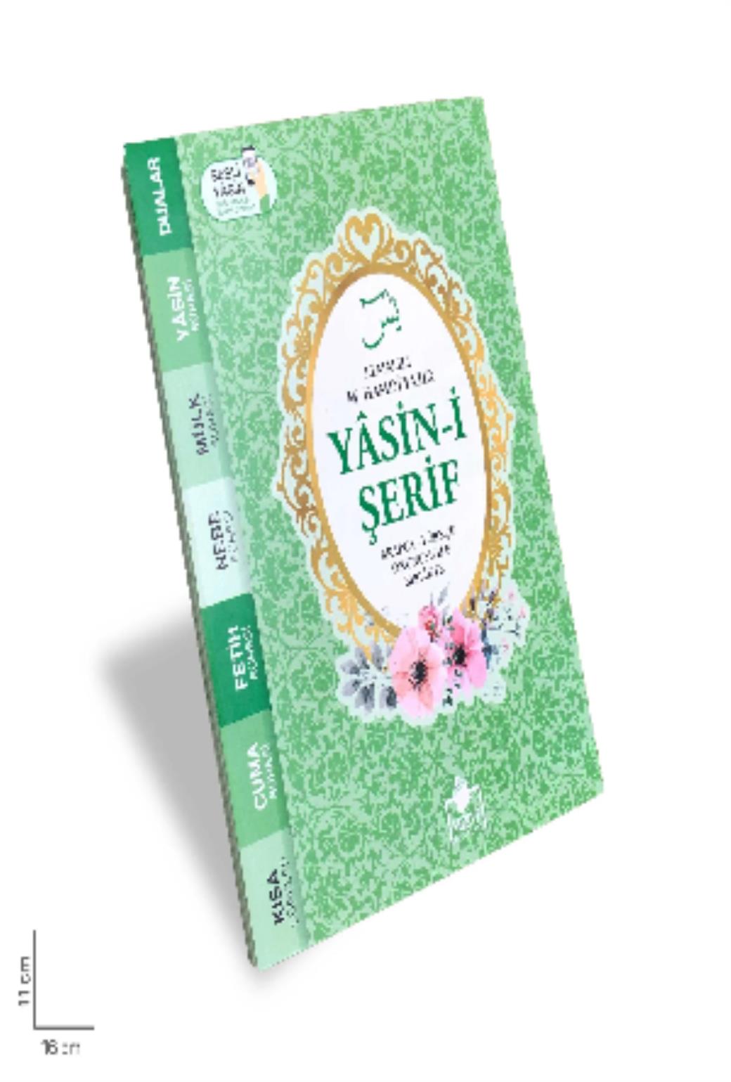 Merve Yasini Şerif Arapça Türkçe Okunuşu ile Birlikte Yeşil Kapak