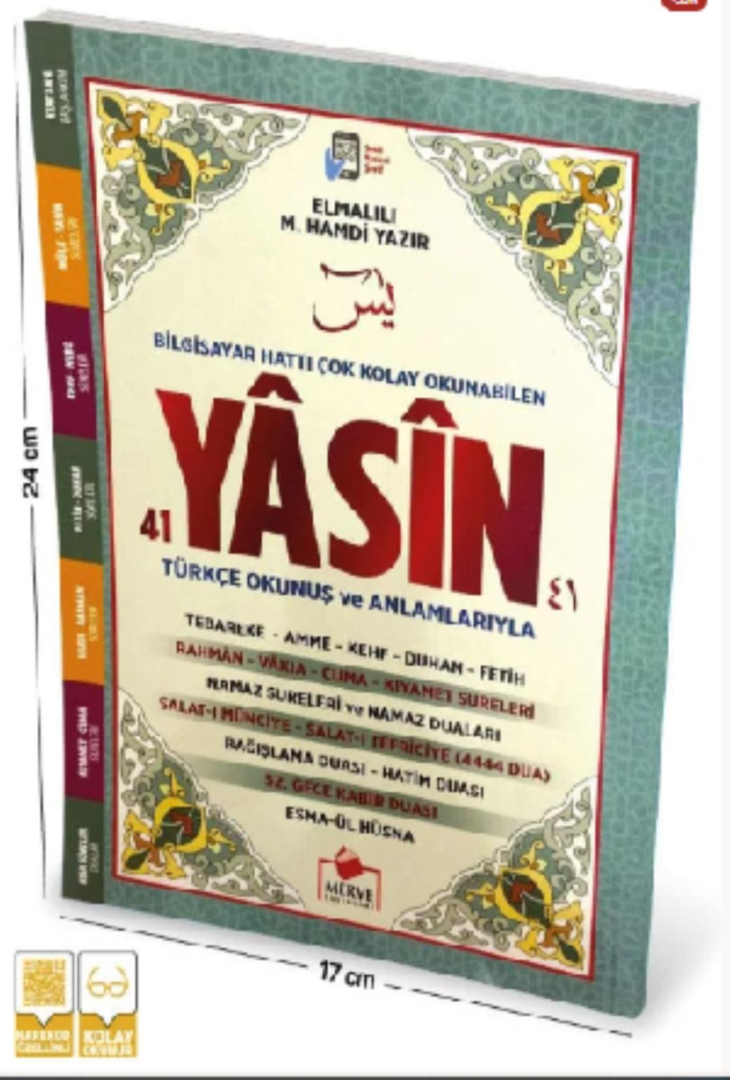 Merve Yasini Şerif Üçlü Fihristli Orta Boy Mint Yeşili