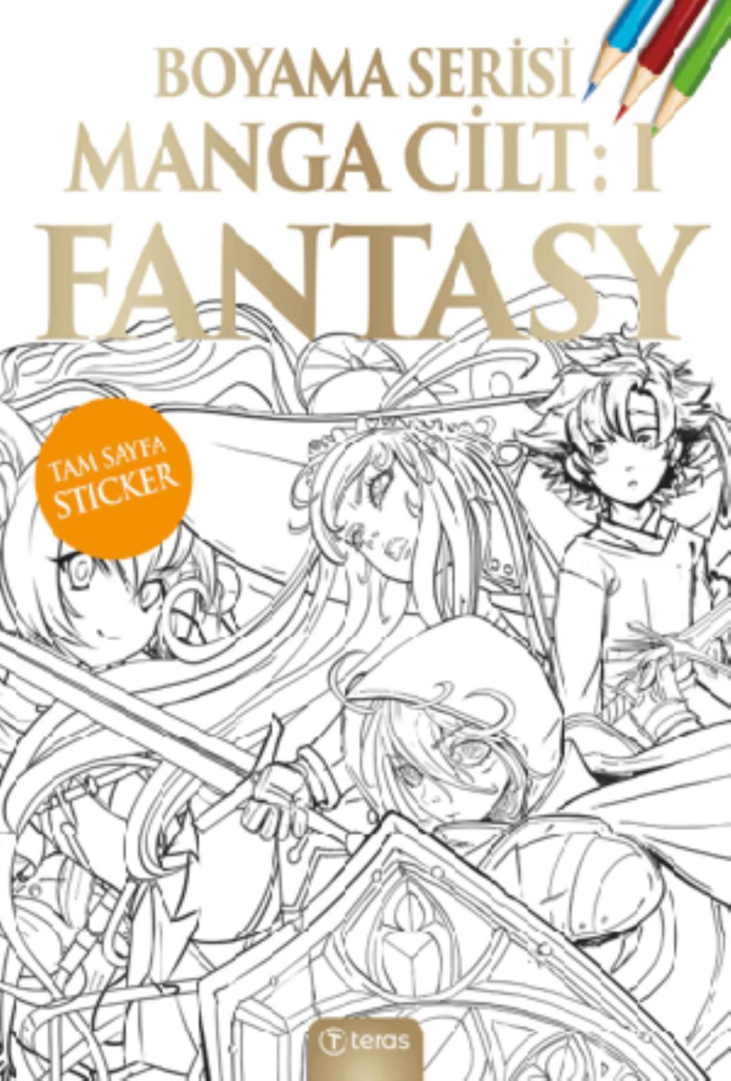 Manga Boyama Cilt I Fantasy