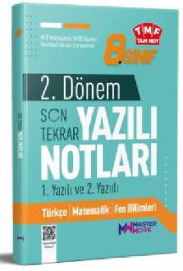 Nobel 8 Sınıf 2 Dönem 1 ve 2 Yazılı Notları Son Tekrar