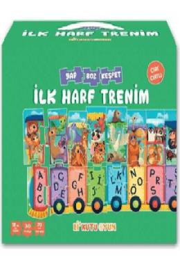 İlk Harf Trenim Cırt Cırtlı Yapboz ve Kitap Seti