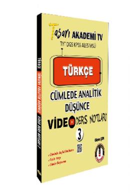 Tasarı Türkçe Cümlede Analitik Düşünce Video Ders Notları 3