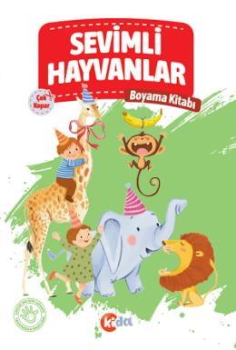 Sevimli Hayvanlar Boyama Kitabı