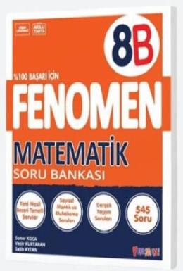 Fenomen Yayınları 8. Sınıf Matematik Soru Bankası (B)