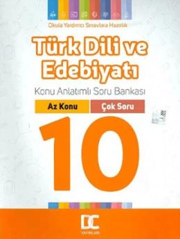 10. Sınıf Türk Dili ve Edebiyatı Konu Anlatımlı Soru Bankası Az Konu Çok Soru