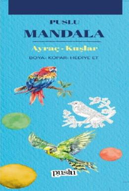 Puslu Mandala Ayraç Kuşlar