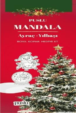Puslu Mandala Ayraç Yılbaşı (Boya-Kopar Hediye Et)