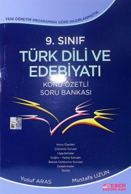 Esen 9. Sınıf Türk Dili ve Edebiyatı Konu Özetli Soru Bankası